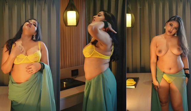 Anjali Gaud Horny Green Saree 2025 Hindi Uncut Web Series