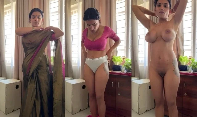 Resmi Nair Saree Strip 2025 Uncut Web Series